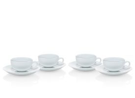 Bodum BLAA 4 pcs. Espresso cup and saucer. BLUE
