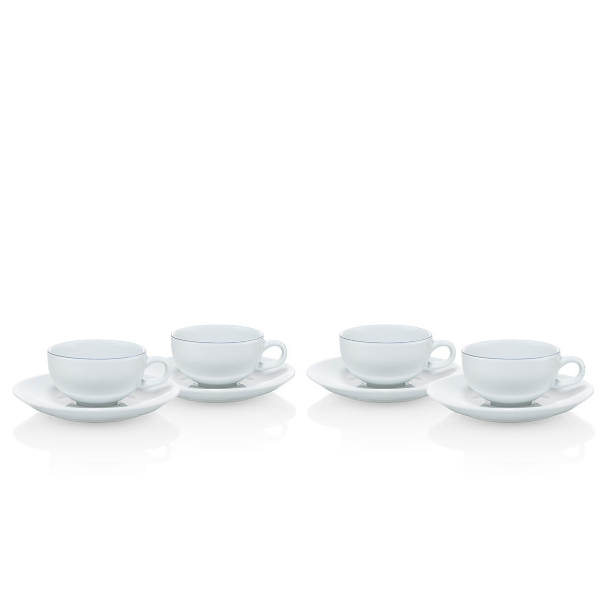 Bodum BLAA 4 pcs. Espresso cup and saucer. BLUE