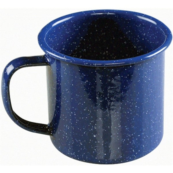 765562 12 Oz Enamelware Coffee Mug Blue