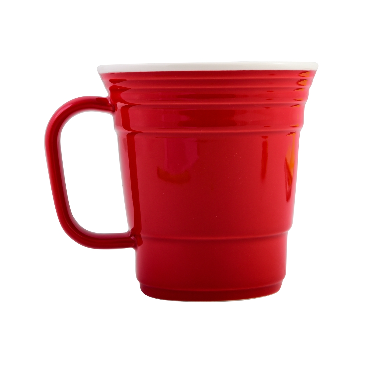 Odash RCL-4357 12 oz Ceramic Coffee Mug, Red