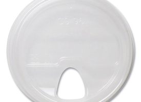 World Centric PLA Clear Cold Cup Lids, Fits 9 oz to 24 oz Cups,