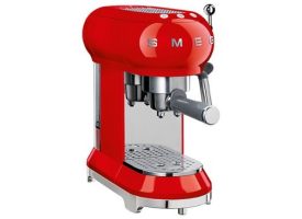 SMEG ECF01 Semi-Automatic Espresso Machine with 15-bar Pressure - Red