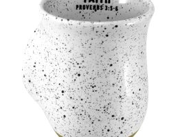 18516 Handwarmer Mug Speckled Stone Faith