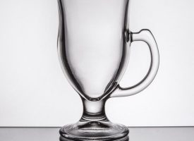 003832 8 oz Glass Irish Coffee Mugs - 6 in., Case of 12