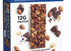 5010068 Protein Bar Gluten Double Dark Chocolate Nut, Dark -12 Bars