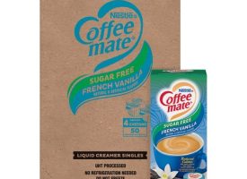 Nestl???" Coffee-mate?" Coffee Creamer Sugar-Free French Vanilla - liquid creamer singles