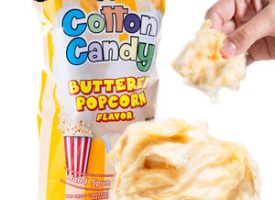 Buttered Popcorn Cotton Candy