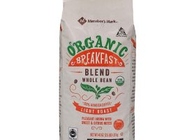 Member's Mark Organic Fair Trade Certified Whole Bean Coffee, Breakfast Blend (40 oz.)