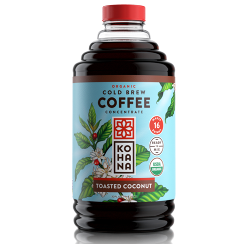 308617 Cold Brew Concentrate Toasted Coconut Coffee, 32 oz - Pack of 6