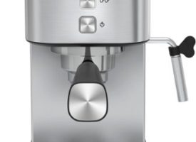 Bella Pro Series - Slim Espresso Machine with 20 Bars of Pressure - Stainless Steel