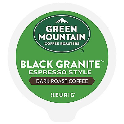 Green Mountain Coffee Black Granite Coffee K-Cup® Box 12 Ct - Kosher Single Serve Pods