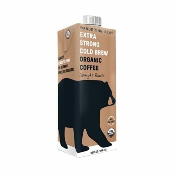 40395 32 oz Organic Straight Black Cold Brew Coffee, Pack of 6