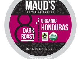 Maud's Organic Single-Origin Fair-Trade Honduras Dark Roast Coffee Pods