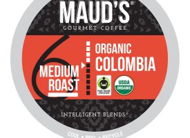 Maud's Organic Single-Origin Fair-Trade Colombia Medium Roast Coffee Pods
