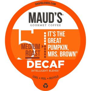 Maud's Decaf Pumpkin Spice Flavored Coffee Pods - 18ct
