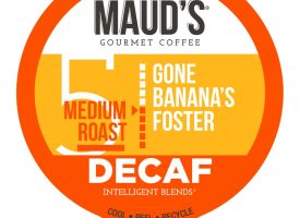 Maud's Decaf Banana Foster Flavored Coffee Pods - 24ct
