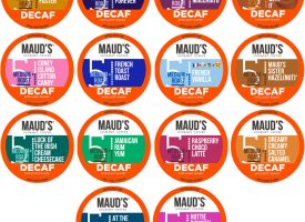 Maud's Super Flavored Decaf Coffee Pods Variety Pack (16 Flavors) - 80 Pods