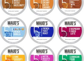 Maud's Flavored Coffee Pods Variety Pack (9 Blends) - 40 Pods