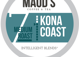 Maud's Kona Blend Medium Dark Roast Coffee Pods - 24ct