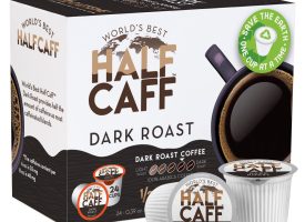 World's Best Half Caff™ Dark Roast Coffee Pods - 24ct