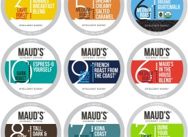 Maud's Original Coffee Pods Variety Pack (9 Classic Blends) - 80 Pods