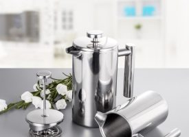 350ml French Press Coffee Maker Stainless Steel Double Walled Insulated Coffee Maker Pot