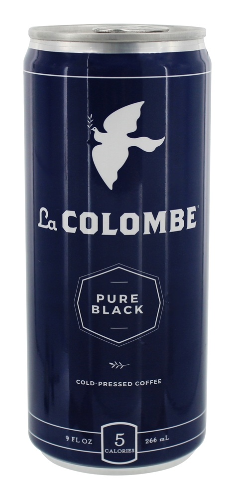 LA Colombe 356366 9 fl oz Cold Brew Brazilian Pressed Coffee - Pack of 12