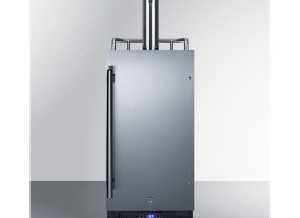 34.25 x 15 x 22.5 in. Built-In Undercounter Cold Brew Coffee Dispenser, Black Cabinet