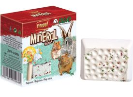 644139 Vitapol Mineral Block for Small Animal, Popcorn - Small