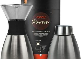 Asobu Pour Over Coffee Maker (Silver)