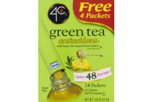 4C Foods 2306280 1.53 fl oz Stix Green Tea Water Enhancer - Pack of 6