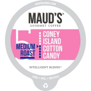 Maud's Cotton Candy Flavored Coffee Pods