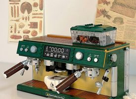 Retro Espresso Machine Building Set - Immersive Crafting Experience