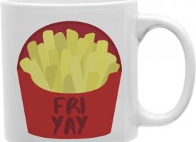 Friyay Fries Emoji 11 oz Ceramic Coffee Mug