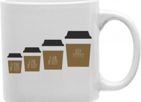 Sleep Size Of Coffee Cup 11oz Ceramic Coffee Mug