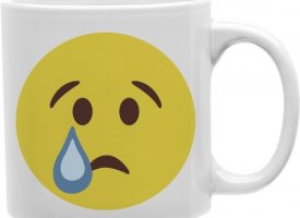 Cry Emoji 11 oz Ceramic Coffee Mug