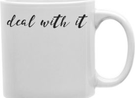 Deal with It 11 oz Ceramic Coffee Mug