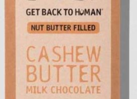 2.1 oz Cashew Butter Milk Chocolate Bar - Pack of 6