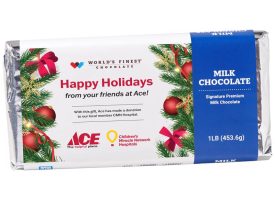 6049213 1 lbs CMN & ACE Milk Chocolate Bar, Pack of 10