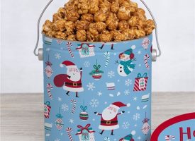 Holly Jolly Caramel Popcorn Gift