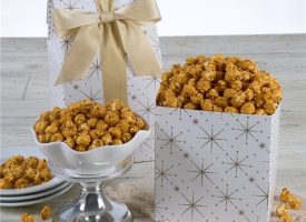 Classic Christmas Caramel Popcorn Gift