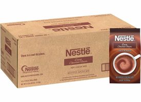 Nestle Dark Chocolate Flavor Hot Cocoa Mix, 1.75 lb, 12/Carton