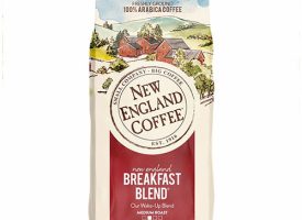 New England Coffee Ground Breakfast Blend Coffee, Medium, 24 oz,