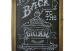 Coffee Themed Wall Art - Back to The Grind
