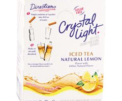 CRY00 0.16 oz Crystal Packets On The Go Beverage - Iced Tea - 30 Per Box