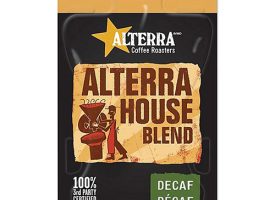 ALTERRA® Coffee Freshpack Pods, House Blend Decaf, Light Roast,