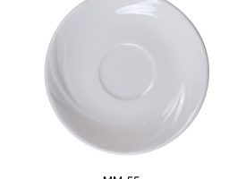 Porcelain Miami Saucer for MM-54 Espresso Cup, Bone White - 4.875 in. - Pack of 36