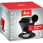 Frontier Natural Products 227318 Coffee Maker With Brewer Cone- Black