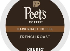 Peet's Coffee French Roast Coffee K-Cup® Box 22 Ct - Kosher Single Serve Pods