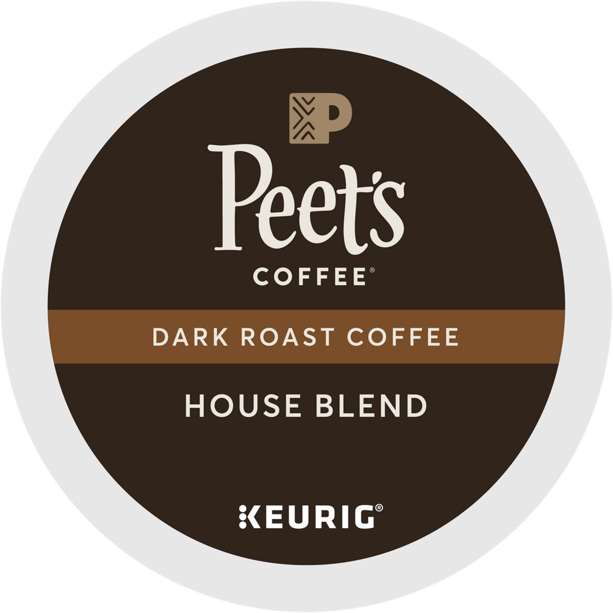 Peet's Coffee House Blend Coffee K-Cup® Box 22 Ct - Kosher Single Serve Pods